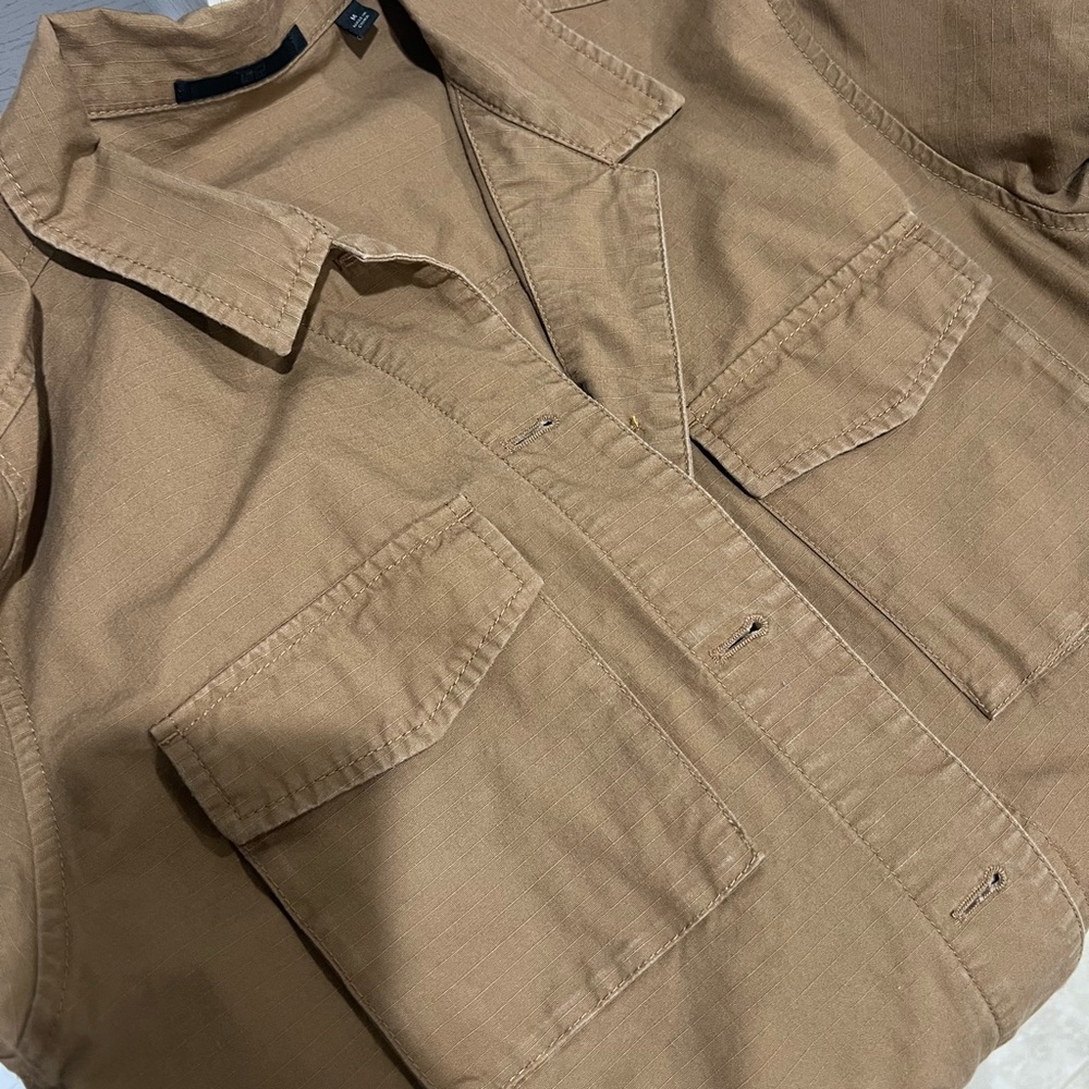 Tan Button-Up Jacket - Picture 2 of 2